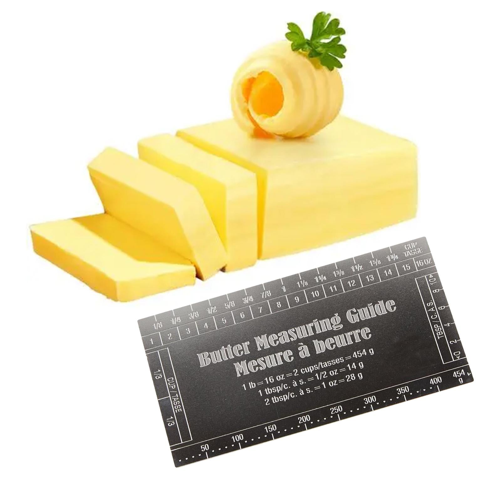Butter Measuring Guid Stainless Steel Precision Gadget for Baking Dough