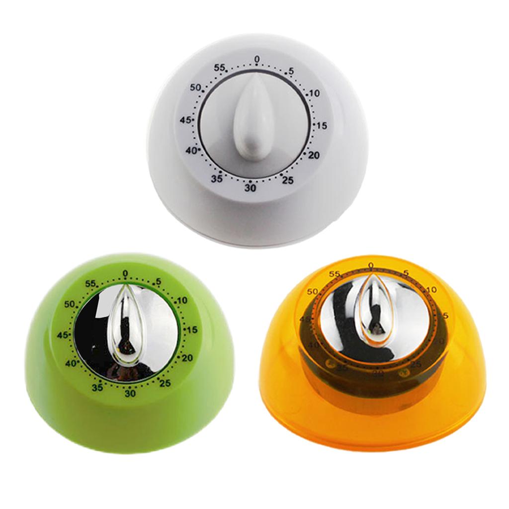 Kitchen Timer Count Down Loud Alarm Egg Timer for Running Baking Salon White