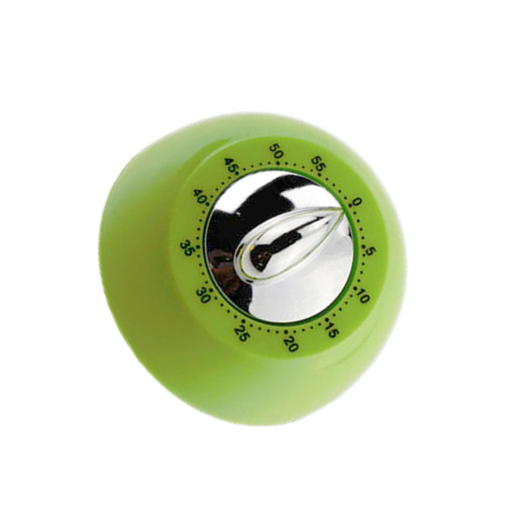 Kitchen Timer Count Down Loud Alarm Egg Timer for Running Baking Salon Green