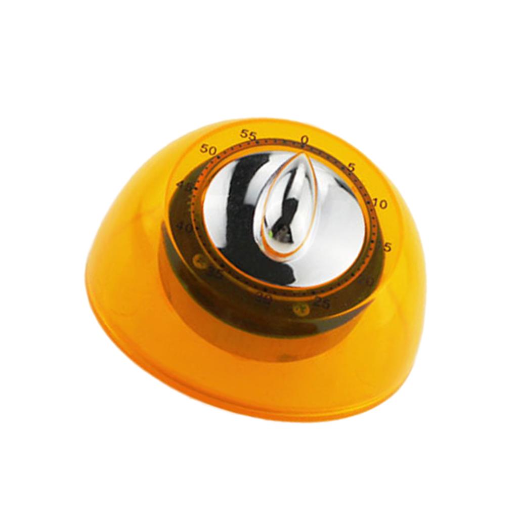 Kitchen Timer Count Down Loud Alarm Egg Timer for Running Baking Salon Orange