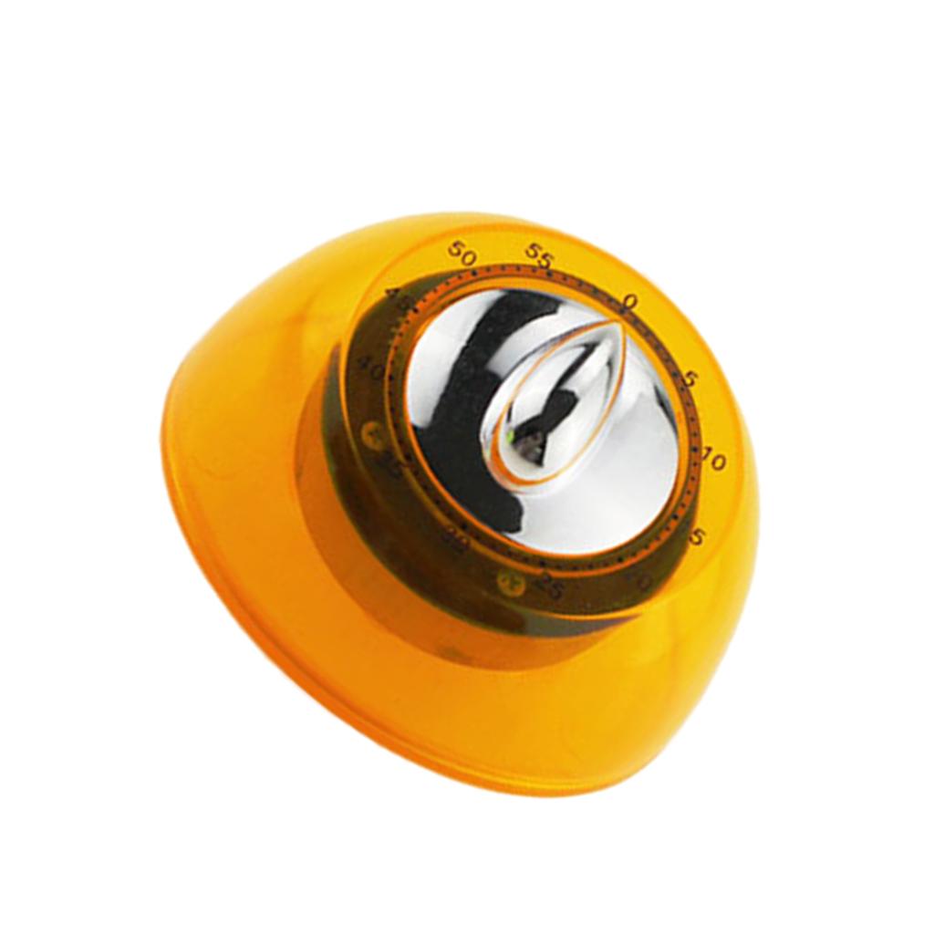 Kitchen Timer Count Down Loud Alarm Egg Timer for Running Baking Salon Orange