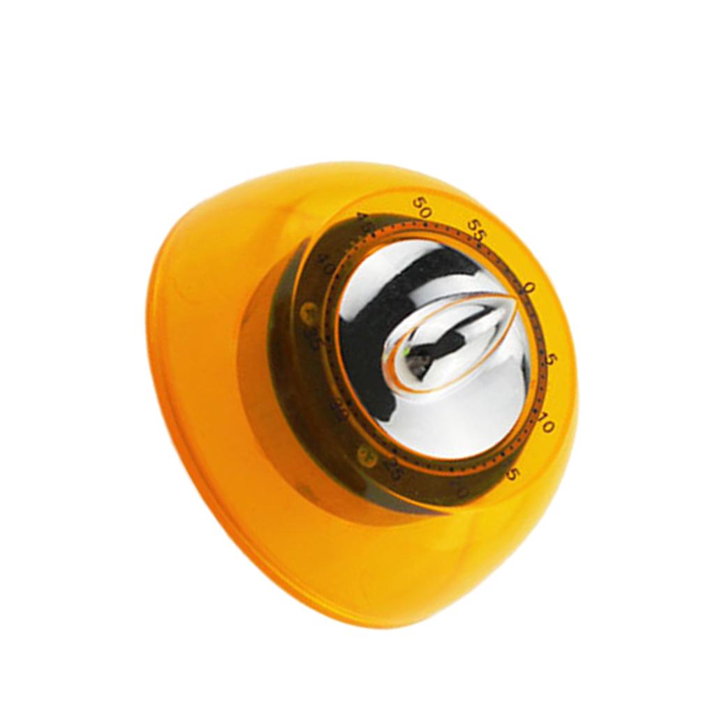 Kitchen Timer Count Down Loud Alarm Egg Timer for Running Baking Salon Orange