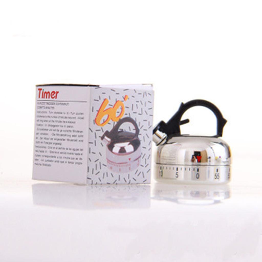 Mini Size Mechanical Timer Teapot Shaped for Game Restaurant Cafe Sports