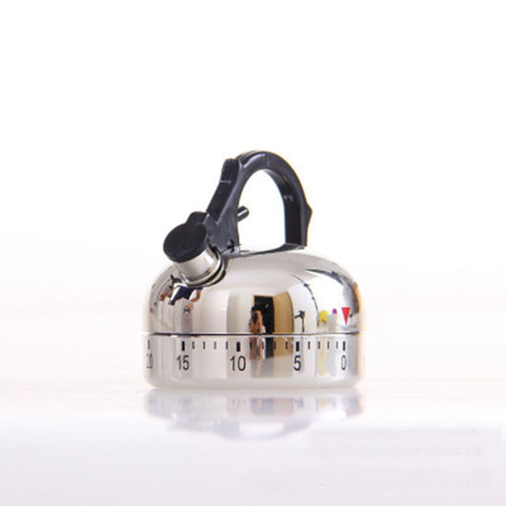 Mini Size Mechanical Timer Teapot Shaped for Game Restaurant Cafe Sports