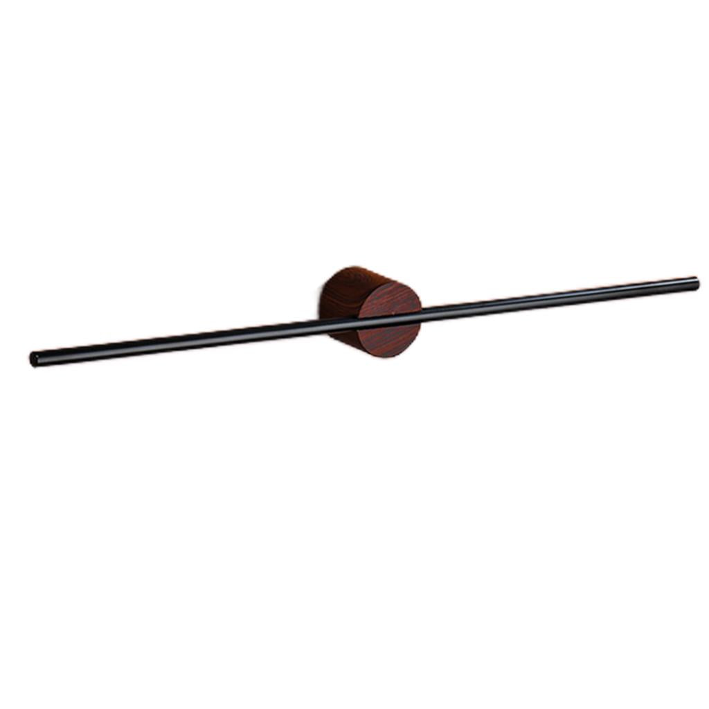 Multifunctional Towel Rack Towel Rail for Balcony Living Room Office Wood grain base 50CM