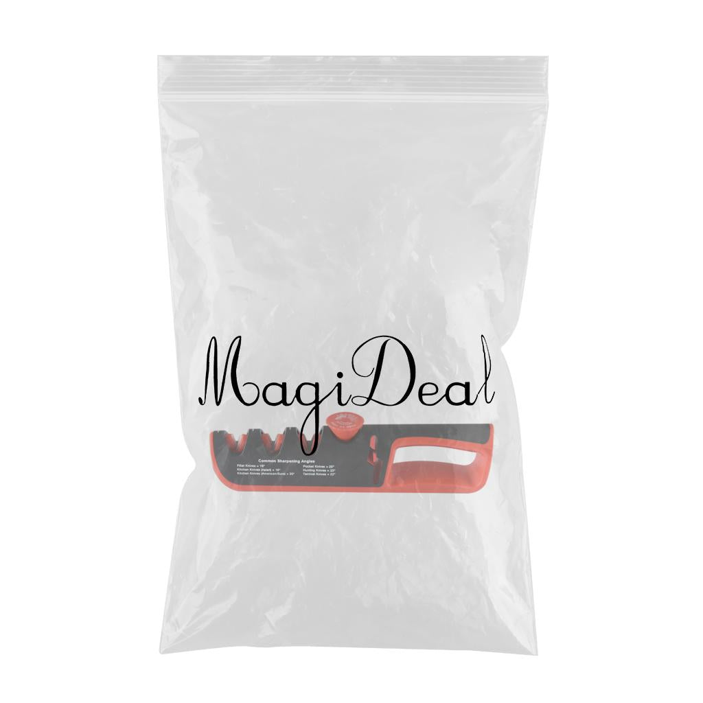 Knife Sharpener Sharpening Tool Manual Sharpener for Knives Red Black