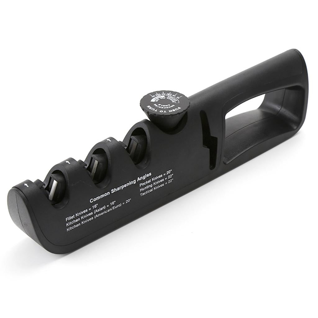 Knife Sharpener Sharpening Tool Manual Sharpener for Knives Red Black