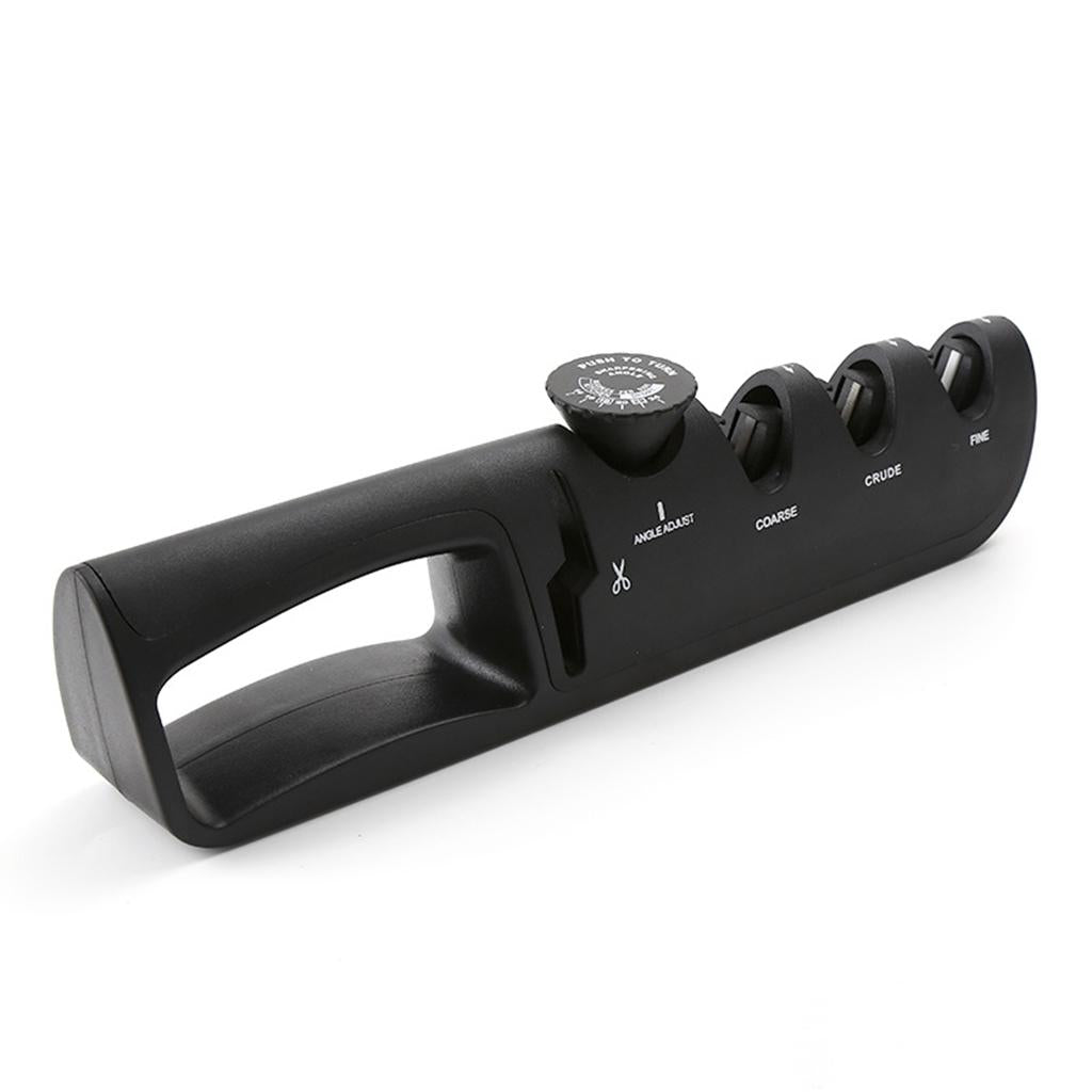 Knife Sharpener Sharpening Tool Manual Sharpener for Knives Red Black