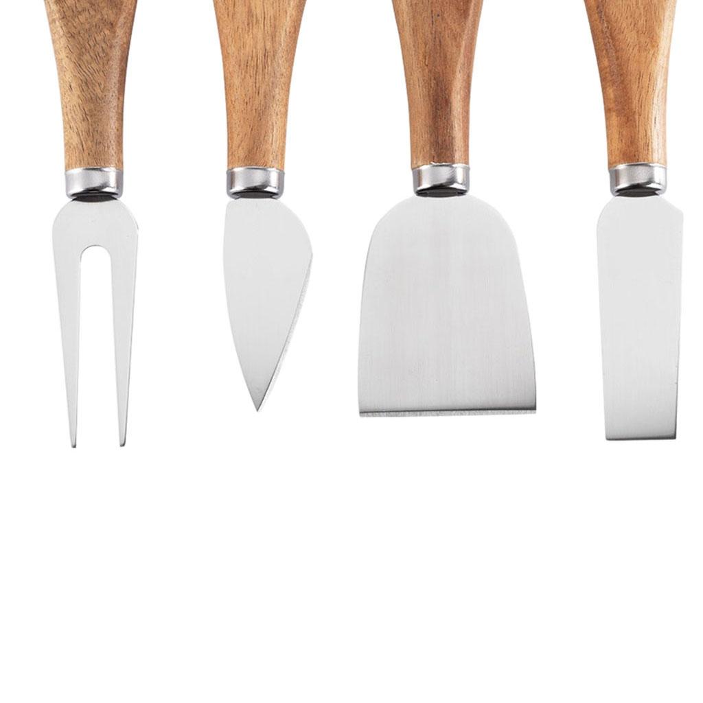 Cheese Knives Set Cheese Fork Stainless Steel Cheese Shaver for Indoor