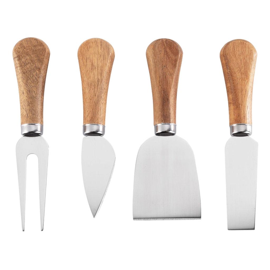 Cheese Knives Set Cheese Fork Stainless Steel Cheese Shaver for Indoor