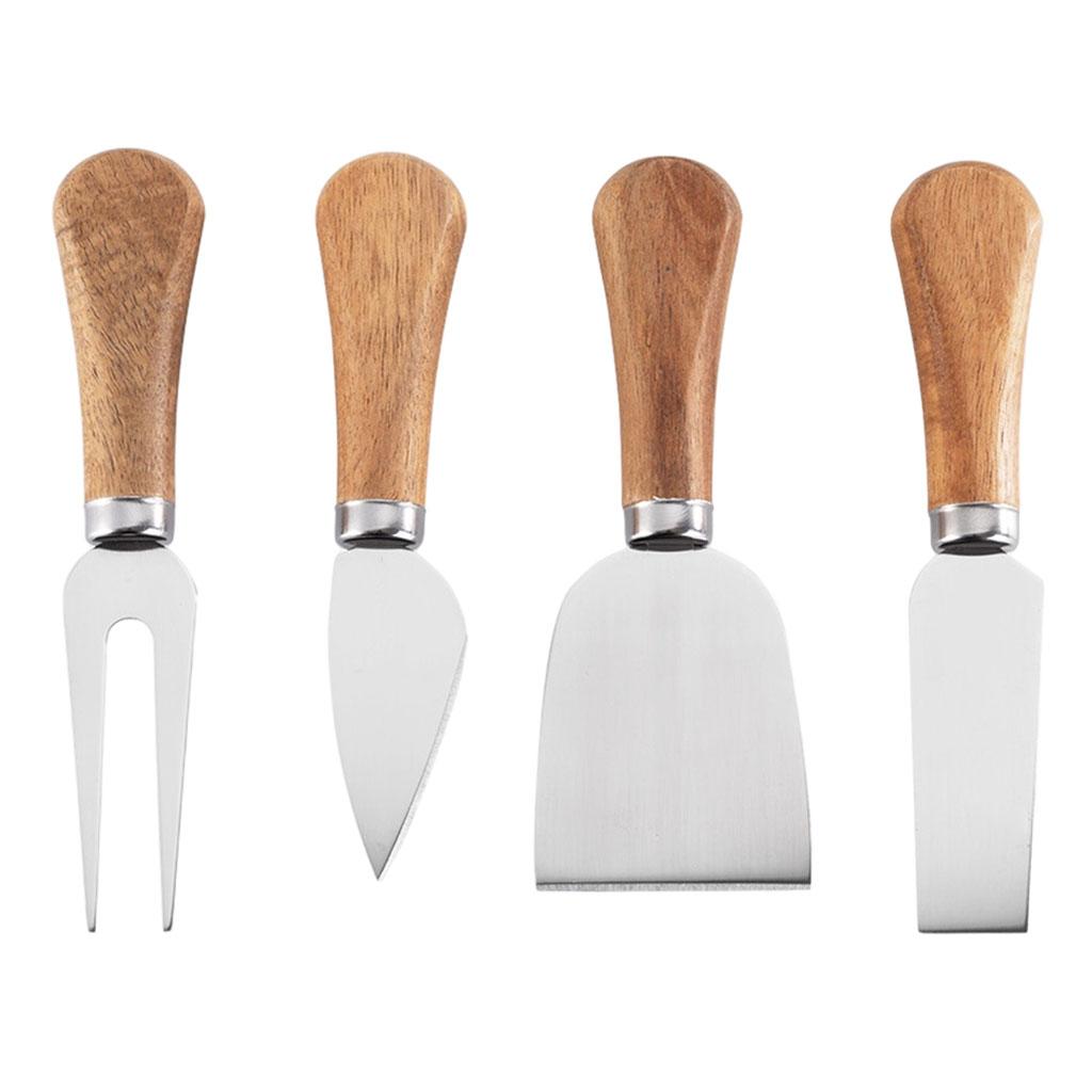 Cheese Knives Set Cheese Fork Stainless Steel Cheese Shaver for Indoor