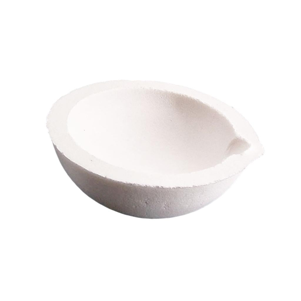 Quartz Silica Melting Crucible Melting Dishes for Sliver Scrap Refining