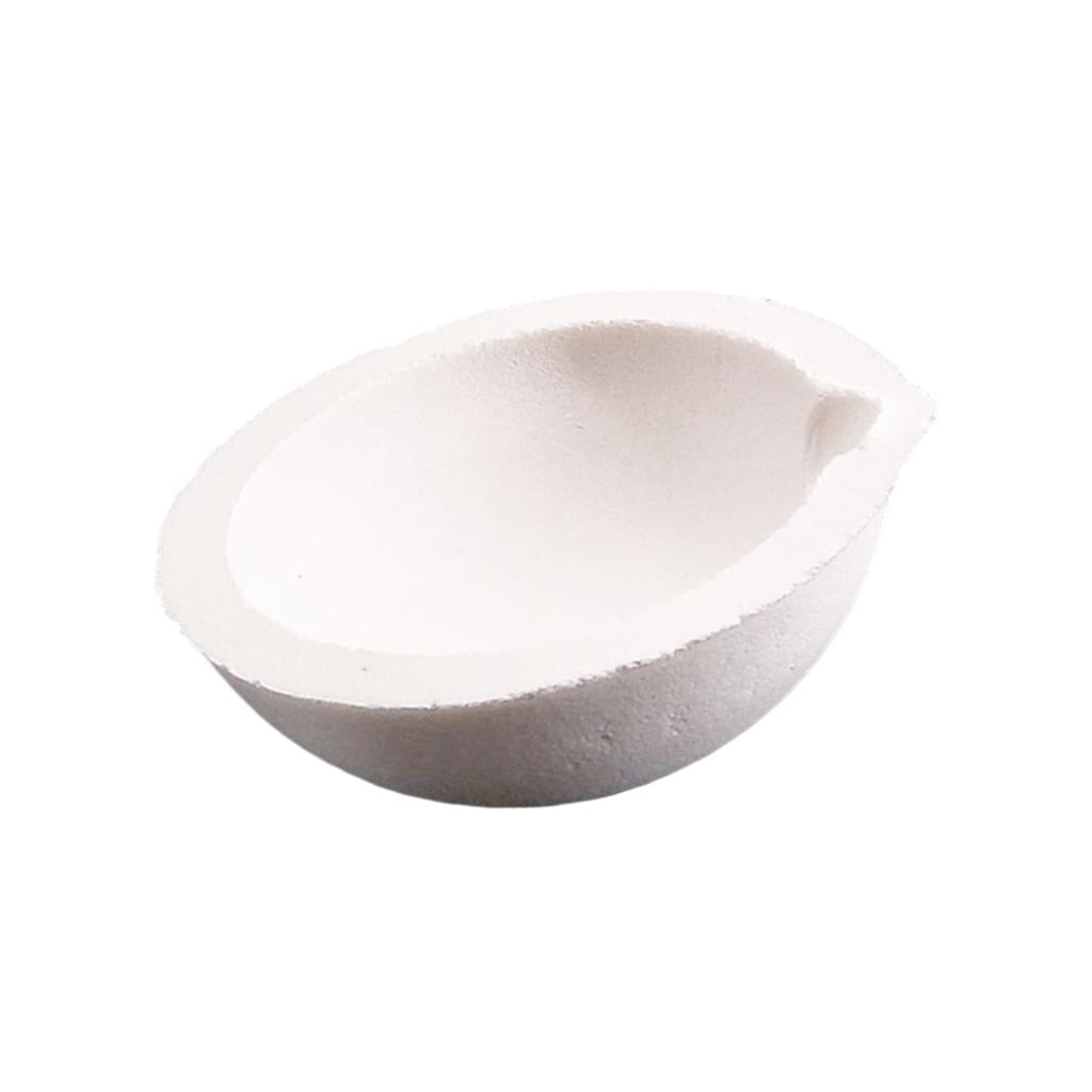 Quartz Silica Melting Crucible Melting Dishes for Sliver Scrap Refining