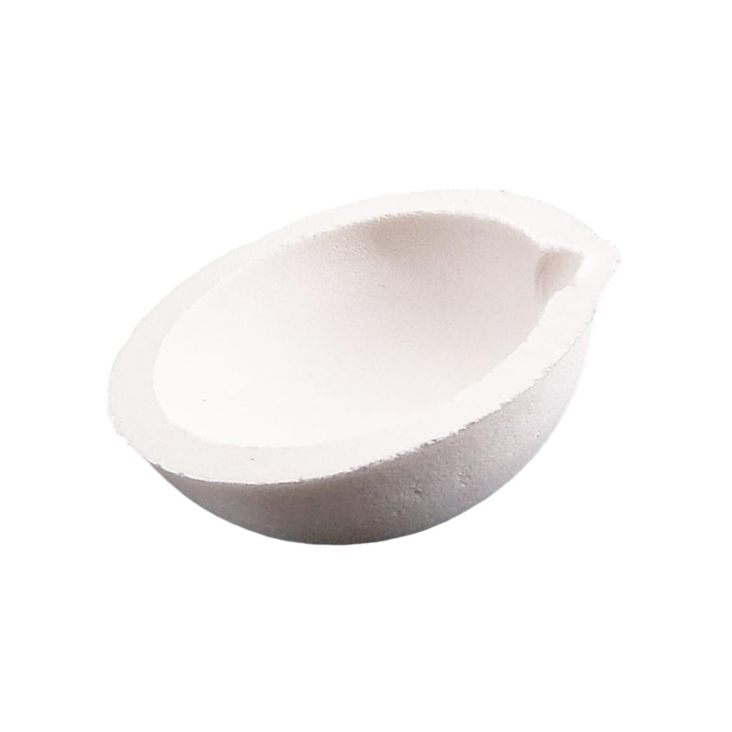 Quartz Silica Melting Crucible Melting Dishes for Sliver Scrap Refining