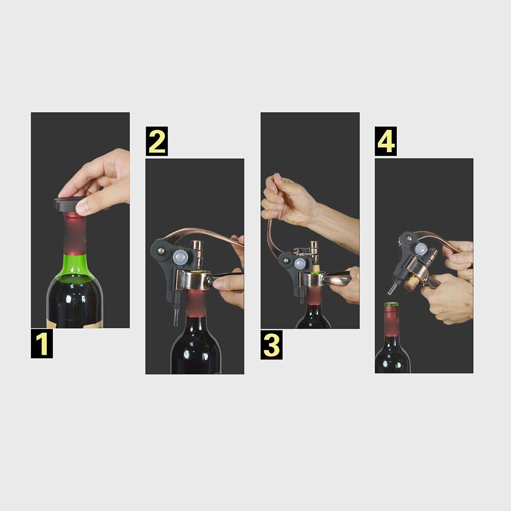 Professional Corkscrew - Ergonomic Wine Opener Kit