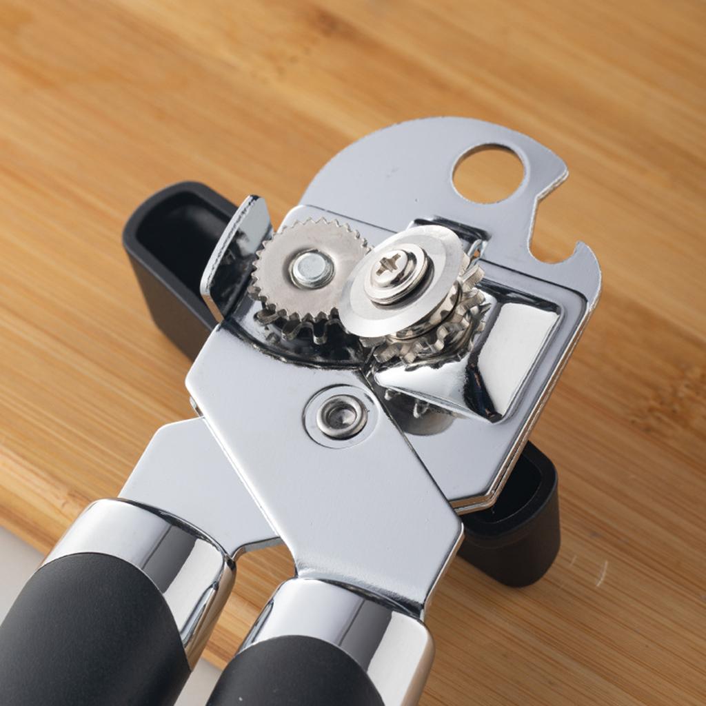 Manual Can Opener Bottle Opener Lid Remover for Beverage Tin Kitchen Safety Opener 1
