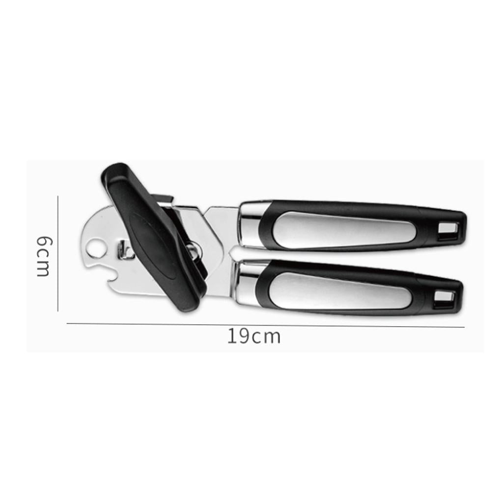 Manual Can Opener Bottle Opener Lid Remover for Beverage Tin Kitchen Safety Opener 1