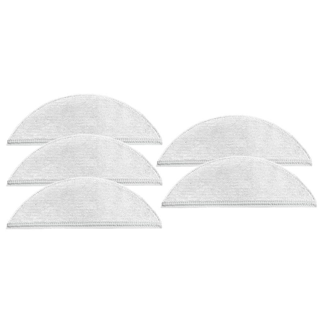 5 Pieces Mopping Pads Mopping Cloth Replace Cloth for Lydsto R1 R1A Home White