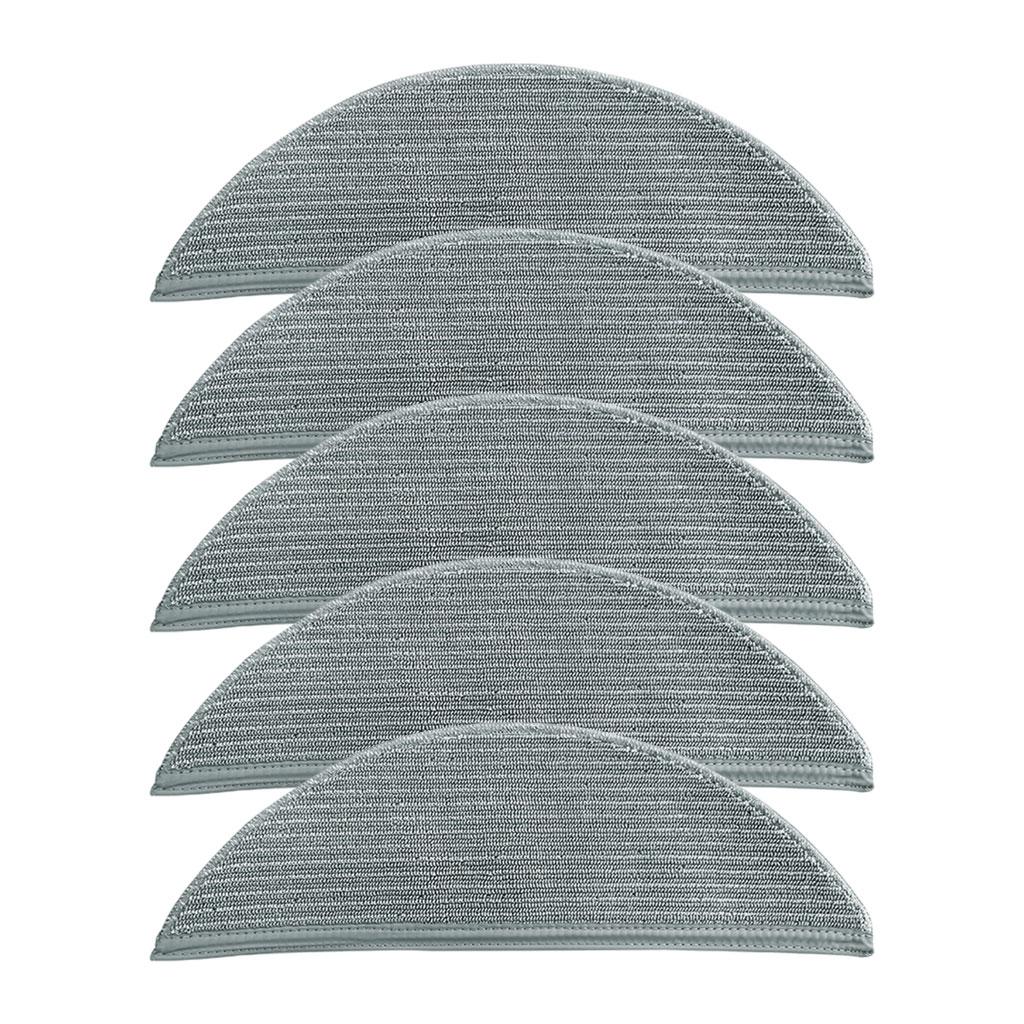 5 Pieces Mopping Pads Mopping Cloth Replace Cloth for Lydsto R1 R1A Home Grey