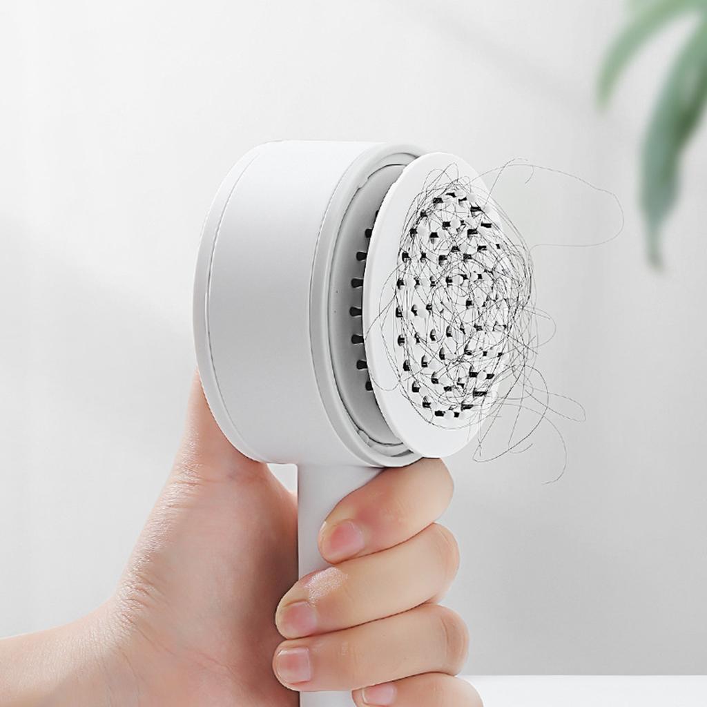 Air Cushion Massage Comb Hairbrush for All Hair Types Smoothing Kids Adults white
