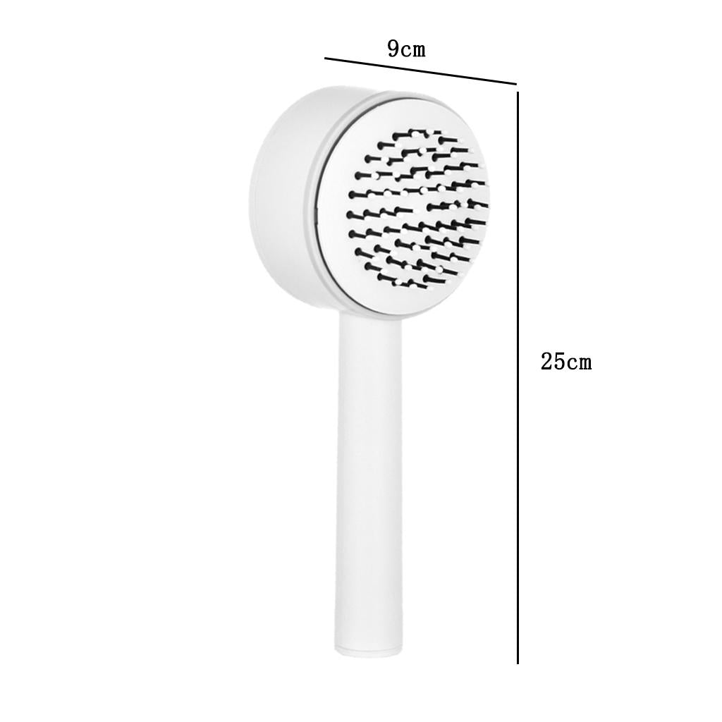 Air Cushion Massage Comb Hairbrush for All Hair Types Smoothing Kids Adults white