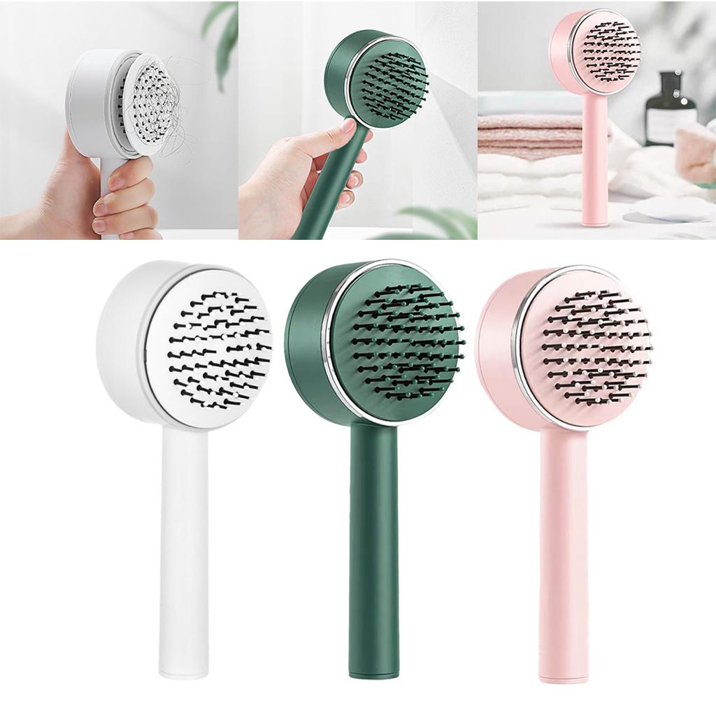 Air Cushion Massage Comb Hairbrush for All Hair Types Smoothing Kids Adults white