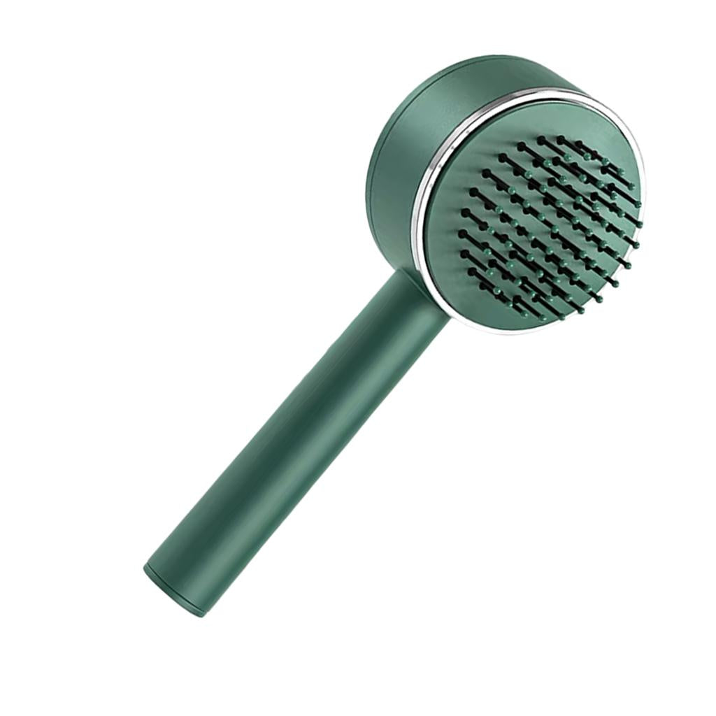 Air Cushion Massage Comb Hairbrush for All Hair Types Smoothing Kids Adults green