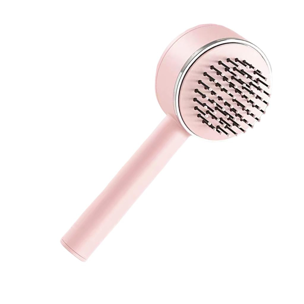 Air Cushion Massage Comb Hairbrush for All Hair Types Smoothing Kids Adults pink