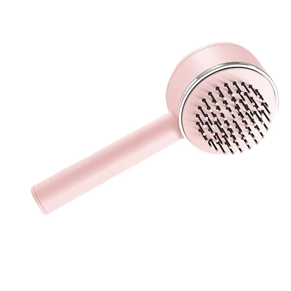 Air Cushion Massage Comb Hairbrush for All Hair Types Smoothing Kids Adults pink