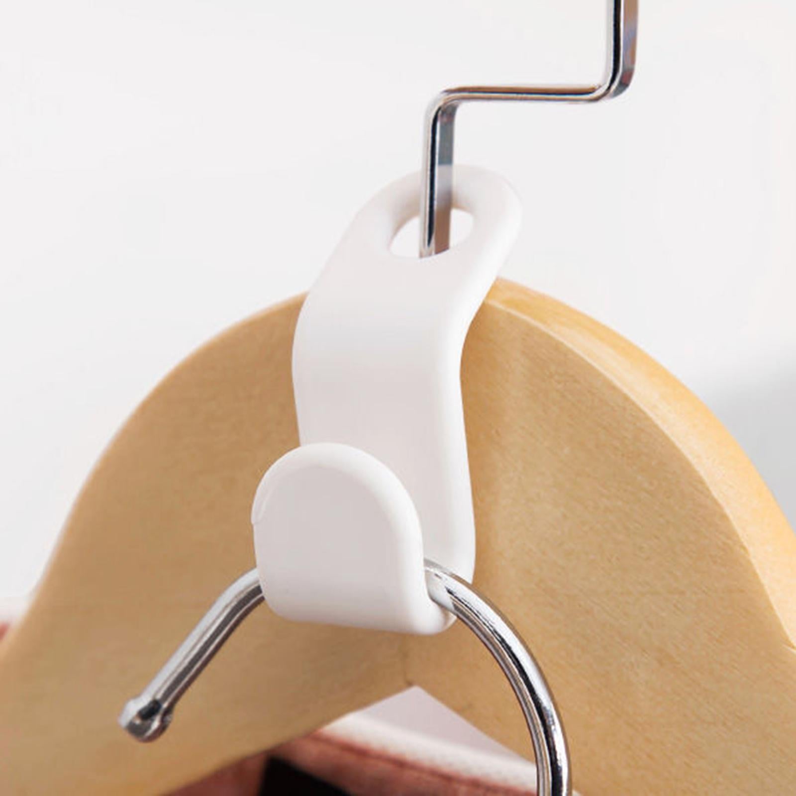 Clothes Hanger Connector Hooks Cascading Hooks Hanger for Stack Clothes 50pcs