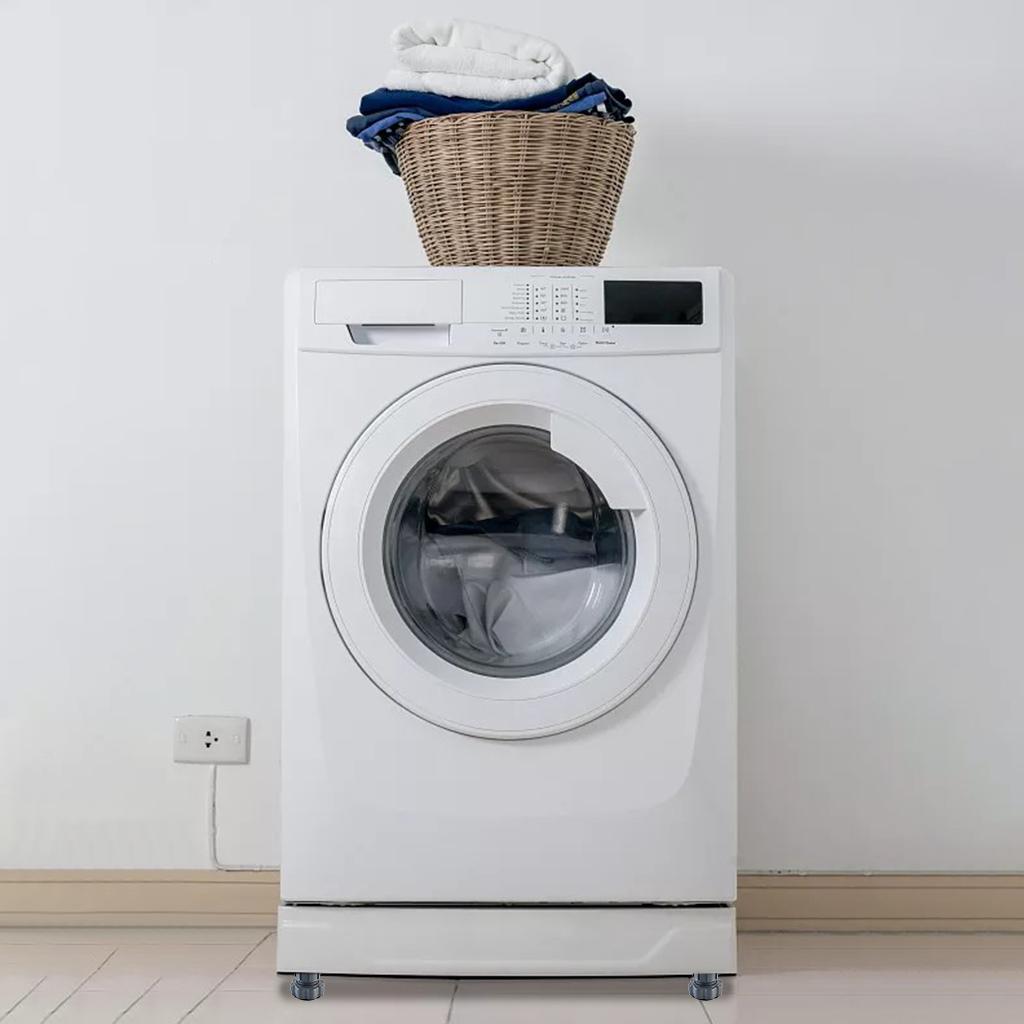 4Pcs Mat Shock Absorbing Anti Vibration Pads for Washing Machine Adjustable