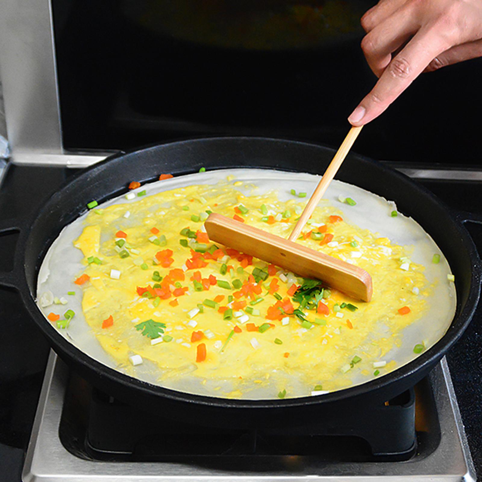 Crepe Spreader Pancake Cooking Batter Food Utensil for Restaurant Baking Triangular Shovel