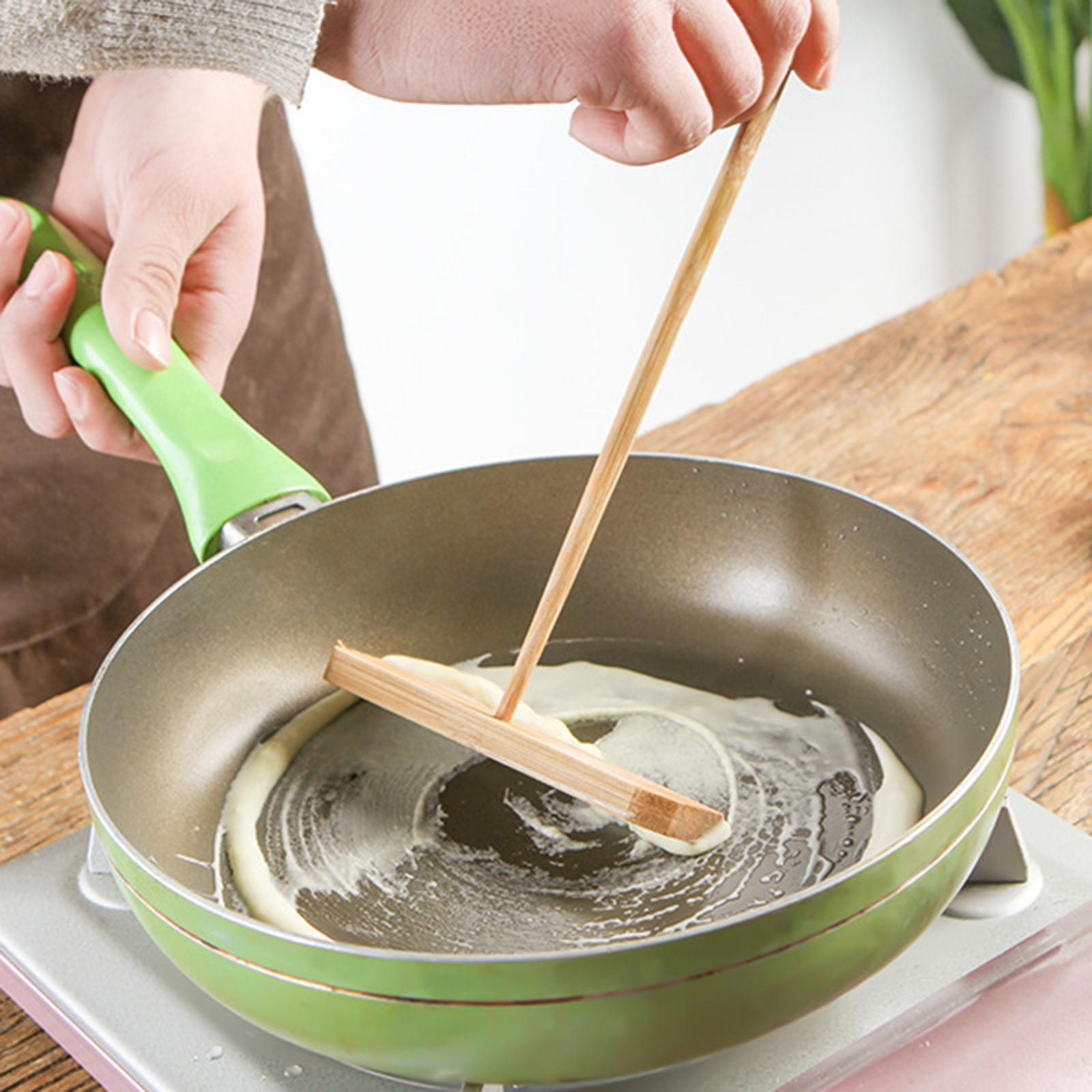 Crepe Spreader Pancake Cooking Batter Food Utensil for Restaurant Baking Triangular Shovel