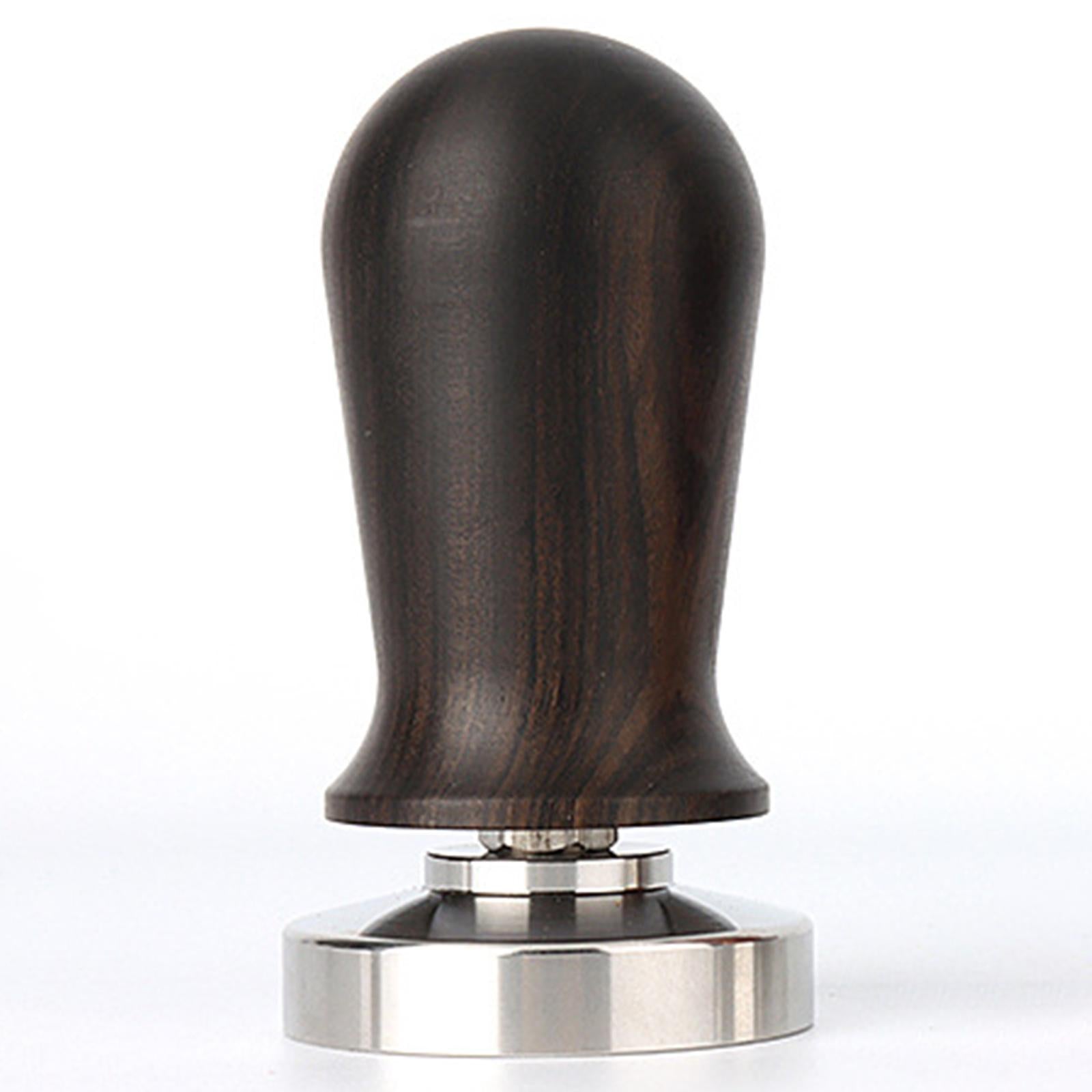Solid Wood Coffee Tampers Espresso Barista Tools Powder Distribution 51MM Black