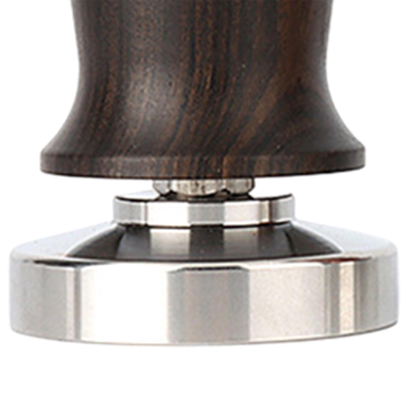 Solid Wood Coffee Tampers Espresso Barista Tools Powder Distribution 58MM Black