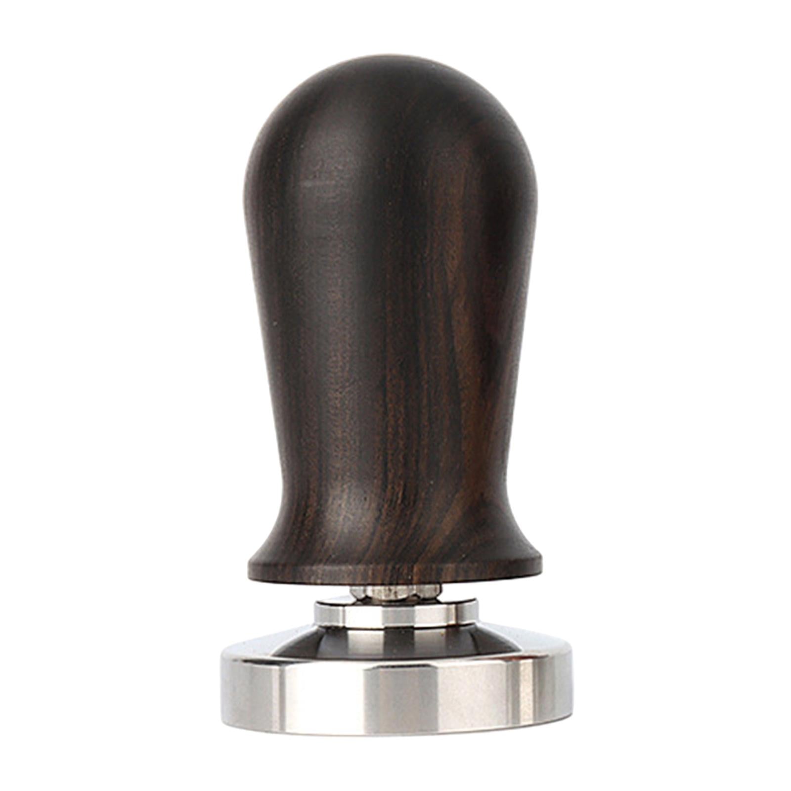 Solid Wood Coffee Tampers Espresso Barista Tools Powder Distribution 58MM Black