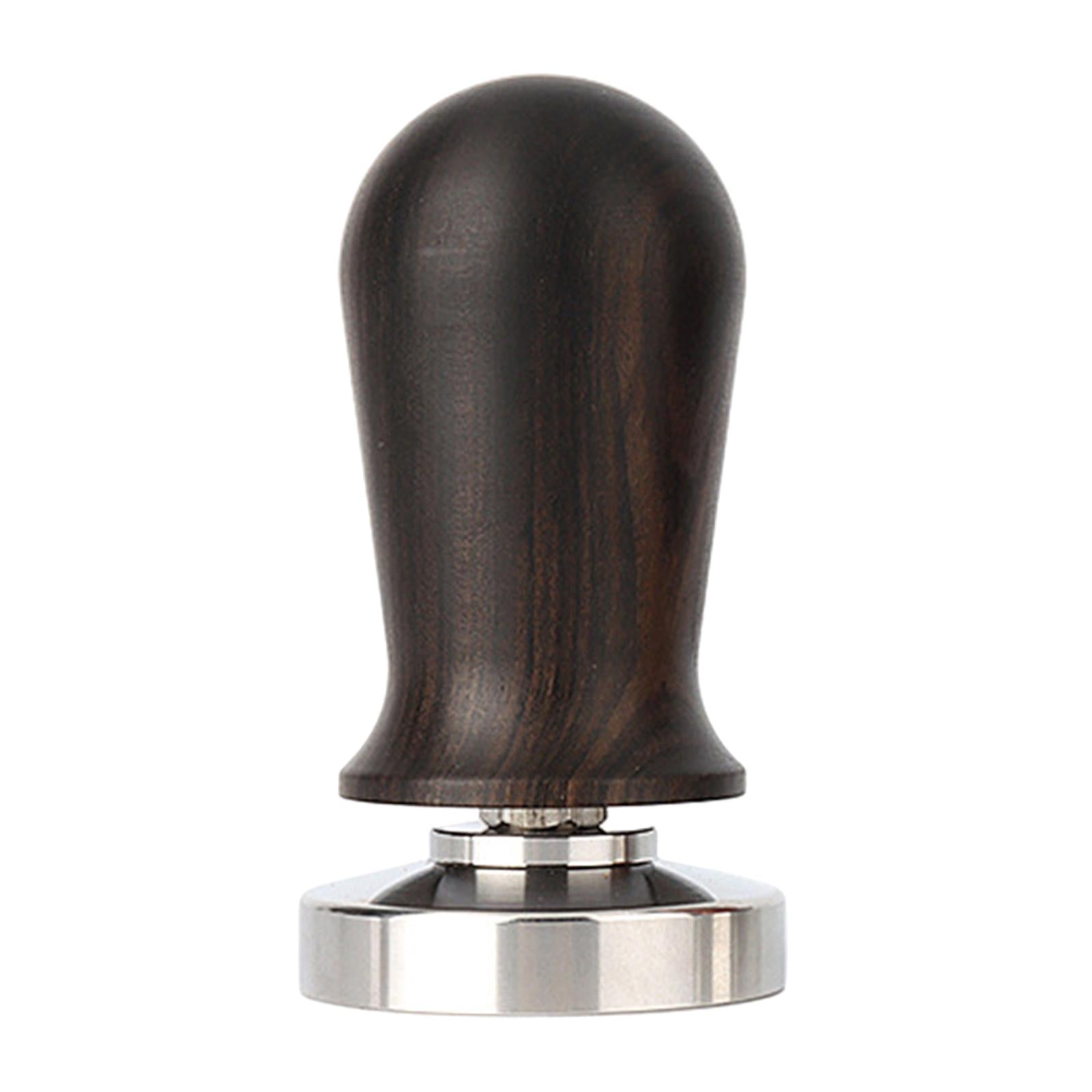 Solid Wood Coffee Tampers Espresso Barista Tools Powder Distribution 58MM Black
