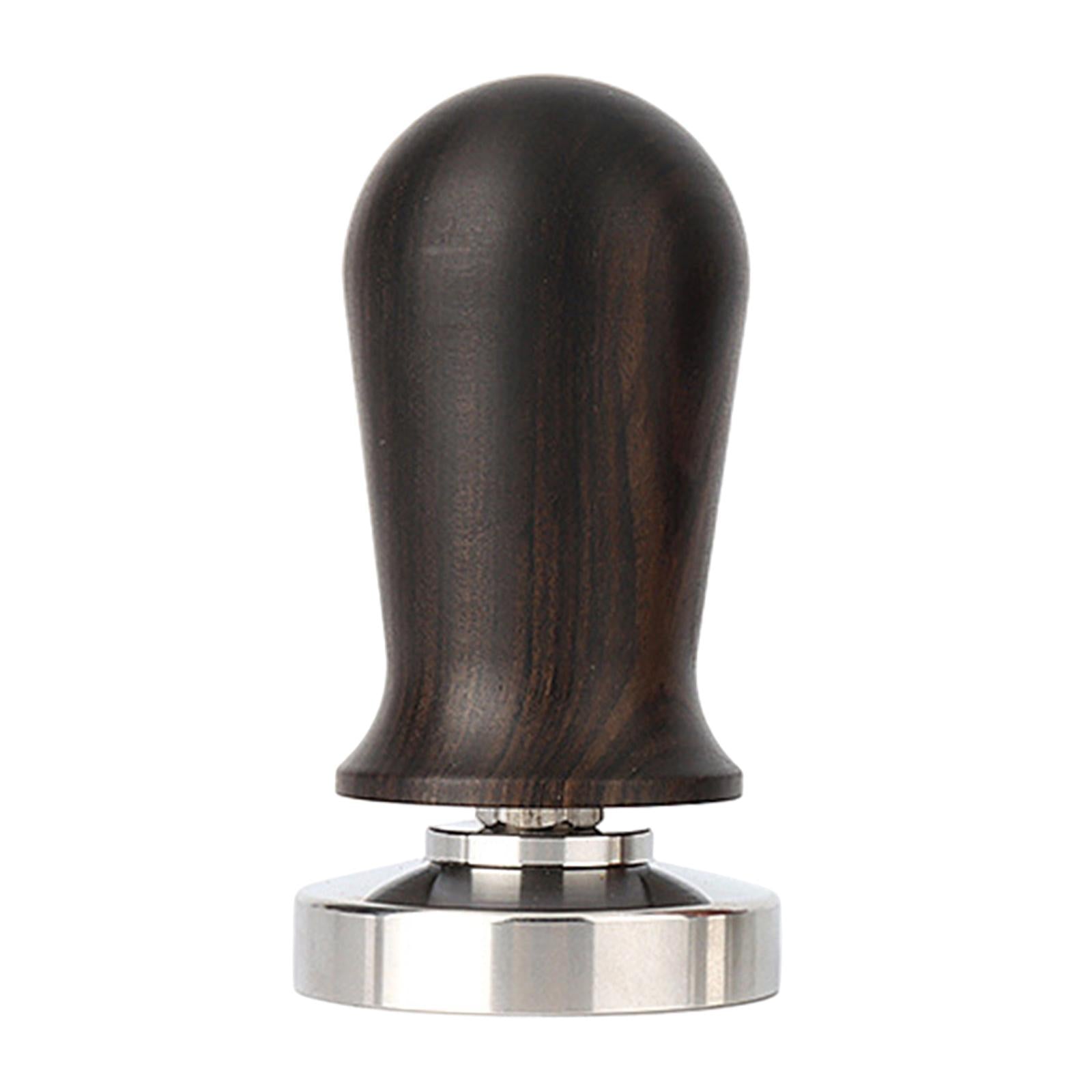 Solid Wood Coffee Tampers Espresso Barista Tools Powder Distribution 58MM Black