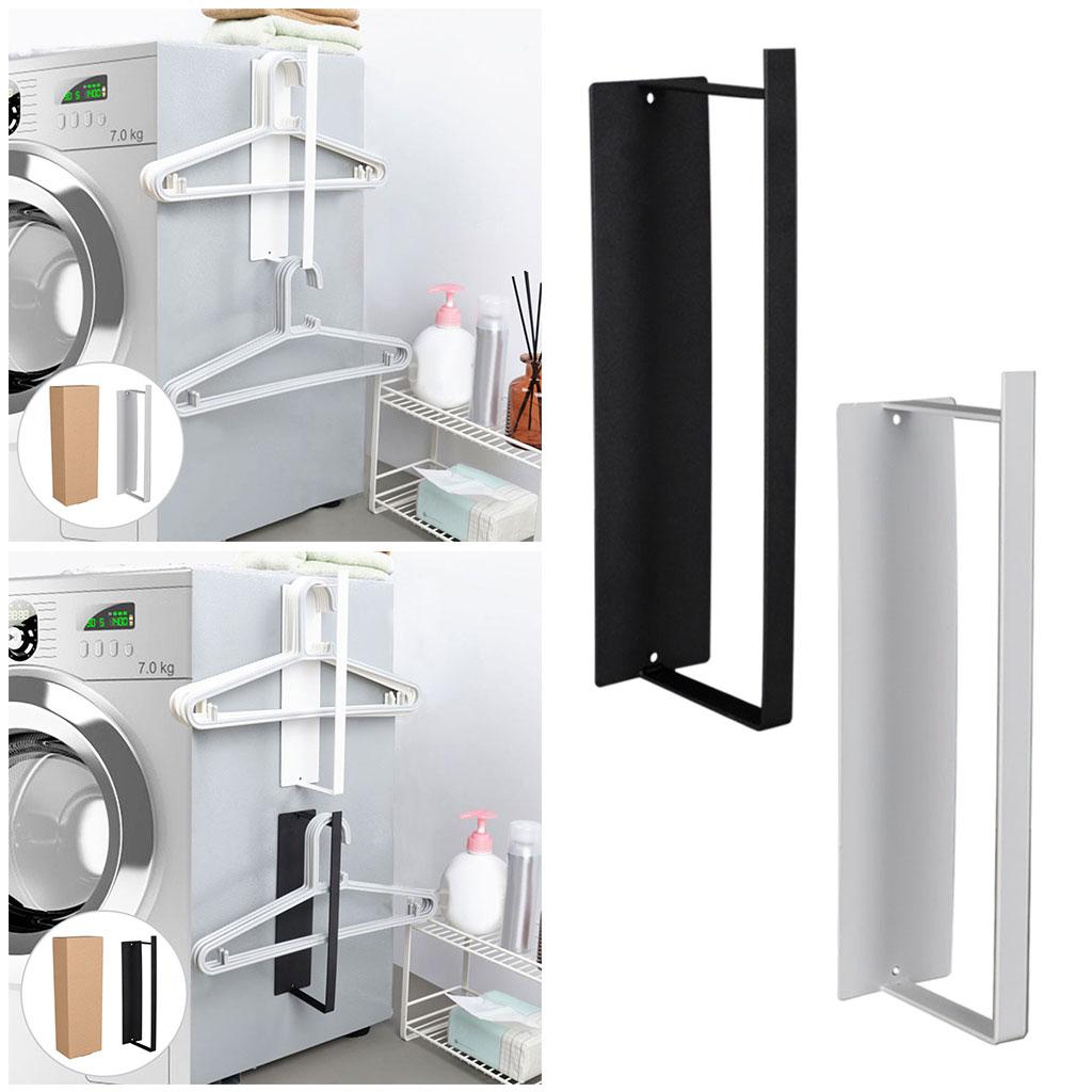 Iron Magnetic Towel Racks Bathroom Storage Organizer for Bathroom White