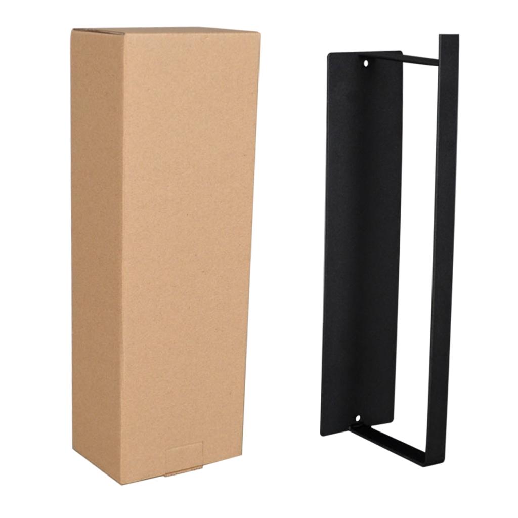 Iron Magnetic Towel Racks Bathroom Storage Organizer for Bathroom Black