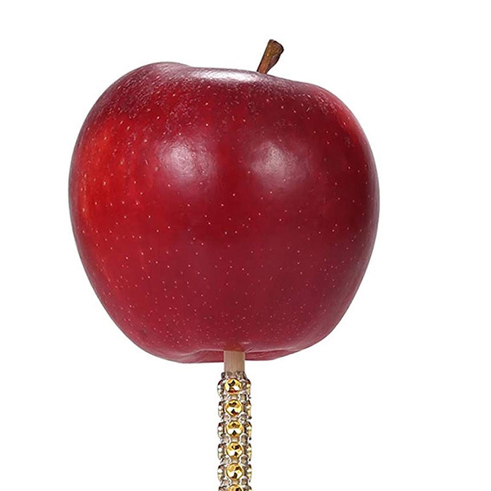 Bling Candy Apple Sticks 15cm Food Picks for Buffet Barbecue Candy Making gold