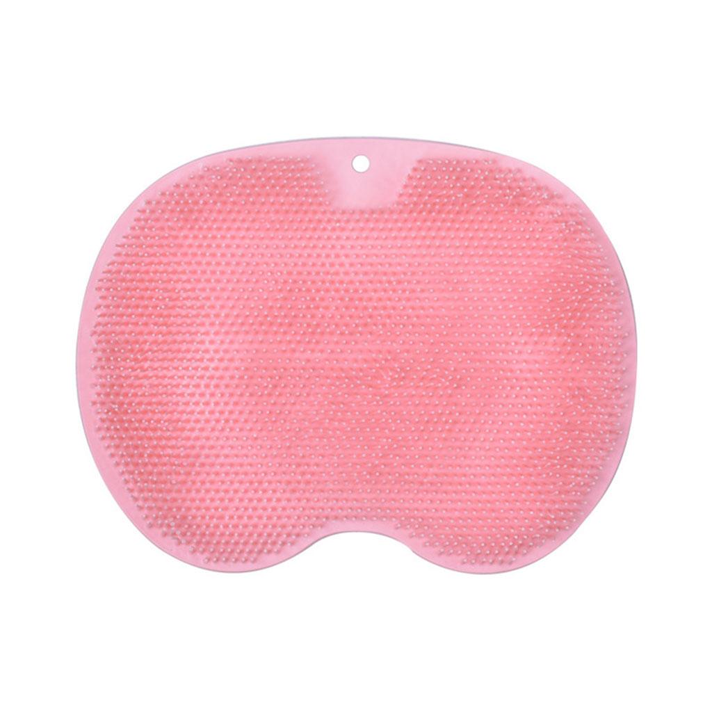 Shower Foot Scrubber Improve Circulation Non Slip with Suction Cups Pink