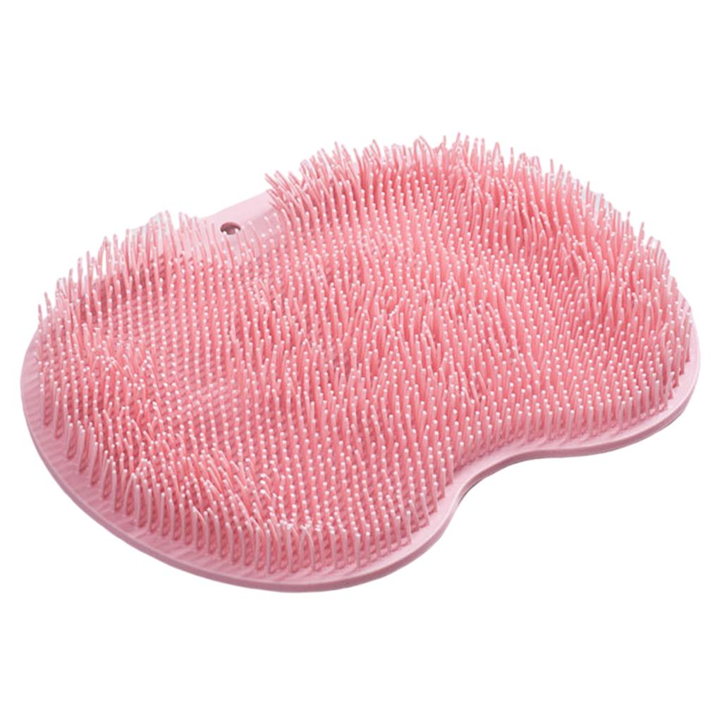 Shower Foot Scrubber Improve Circulation Non Slip with Suction Cups Pink