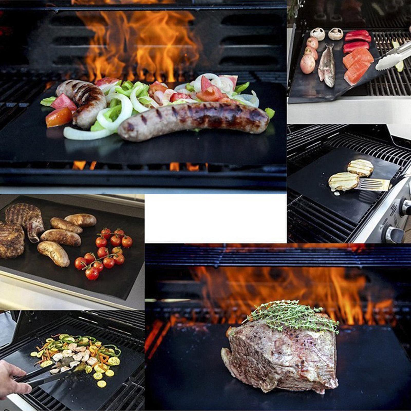 Non Stick BBQ Grill Mat Barbecue Grill Mat for Cooking Barbecue  2M
