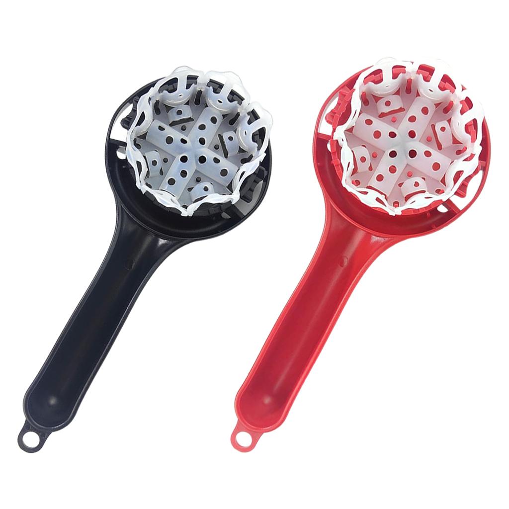 Coffee Machine Cleaning Brush for 57-59mm Brewing Head Cleaning Products red