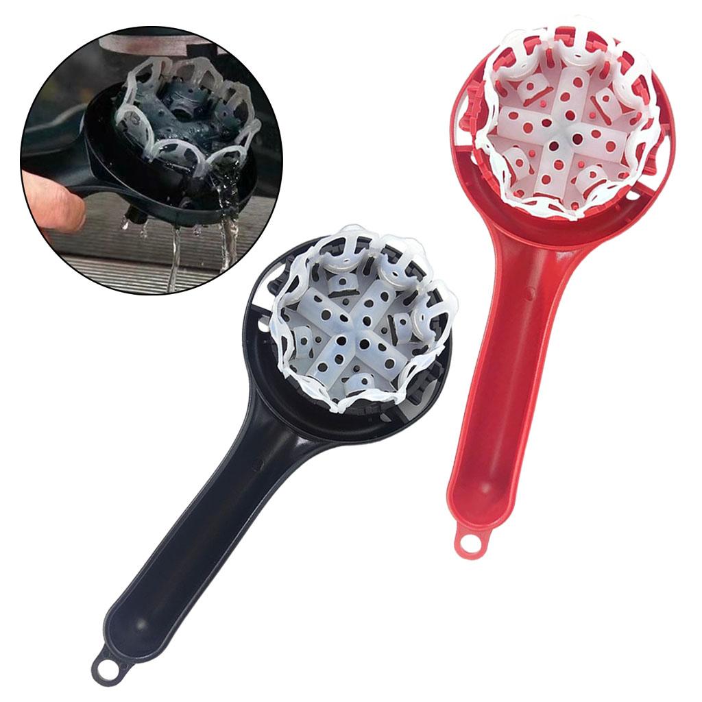 Coffee Machine Cleaning Brush for 57-59mm Brewing Head Cleaning Products red