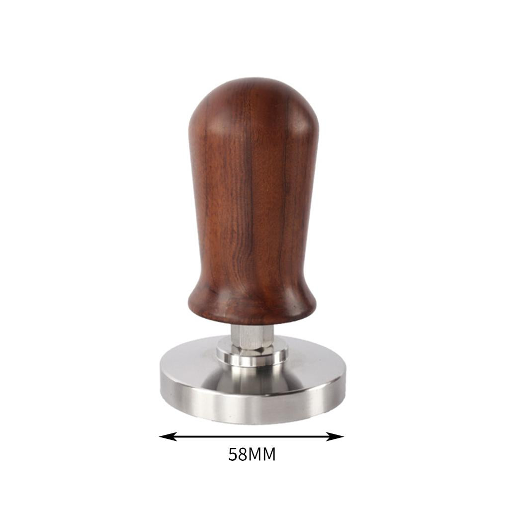 Coffee Tamper Stainless Steel Flat Base for Home Office 5.8x9.9cm