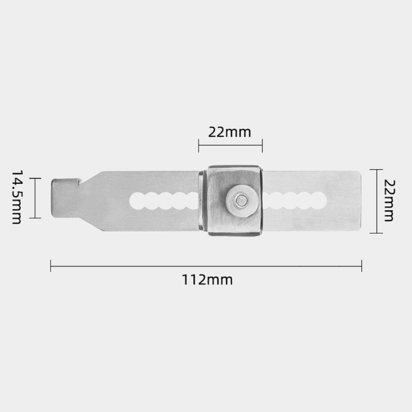 Portable Door Lock Anti-Theft for Apartment Traveling College 11.2x2.2cm