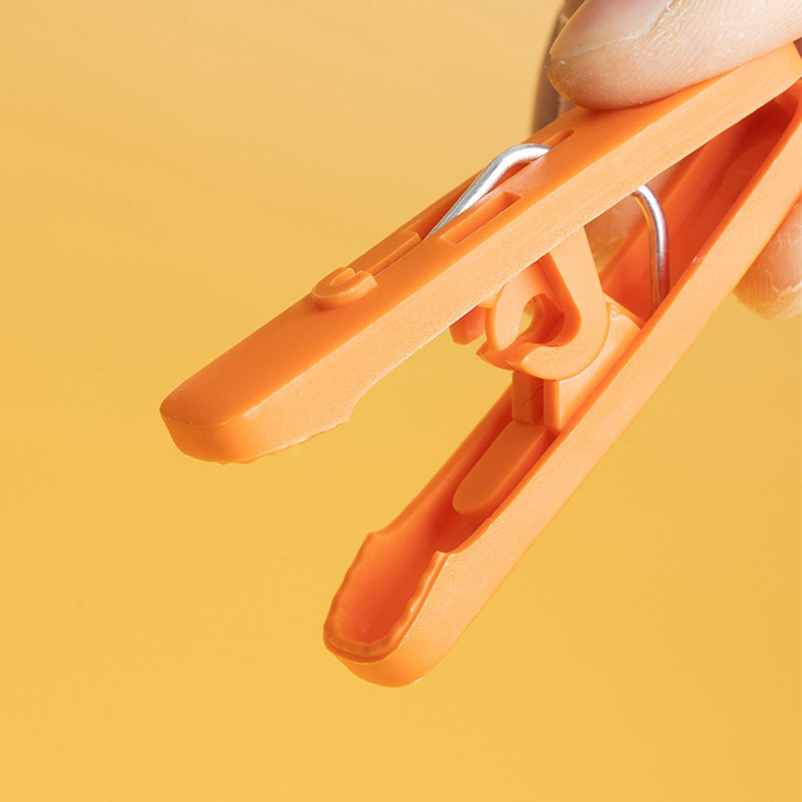 Rotatable Clothes Hanger Organizer Anti-Skid for Scarf Closet Wardrobe White orange