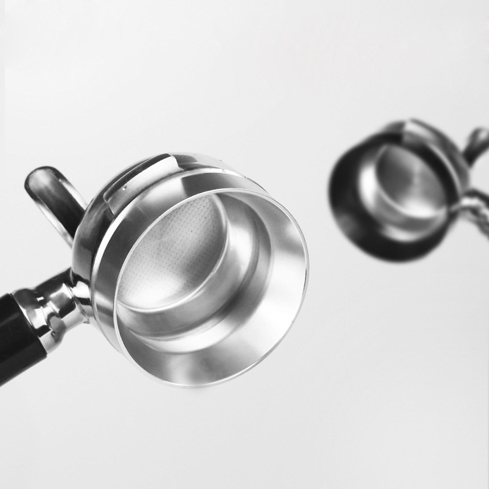 51mm Espresso Dosing Funnel Aluminum Alloy Coffee Dosing Rings Black